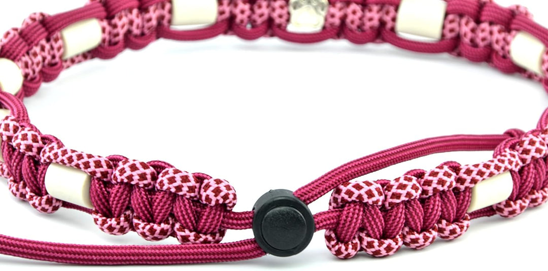 EM-Keramik-Halsband für Hunde & Katzen - Massanfertigung EM-Band Original US-Paracord (31-40 cm, Him