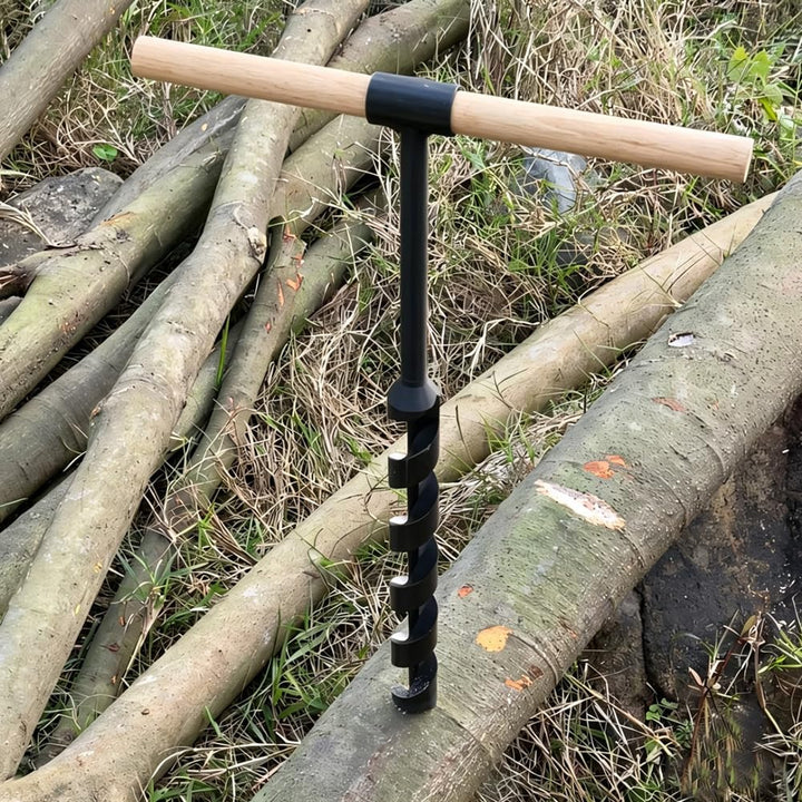 Handbohrer Holz, 5 Stück Holzbohrer Manuell Bushcraft Schwerlast Stahl Scotch Eye Schlangenbohrer, B