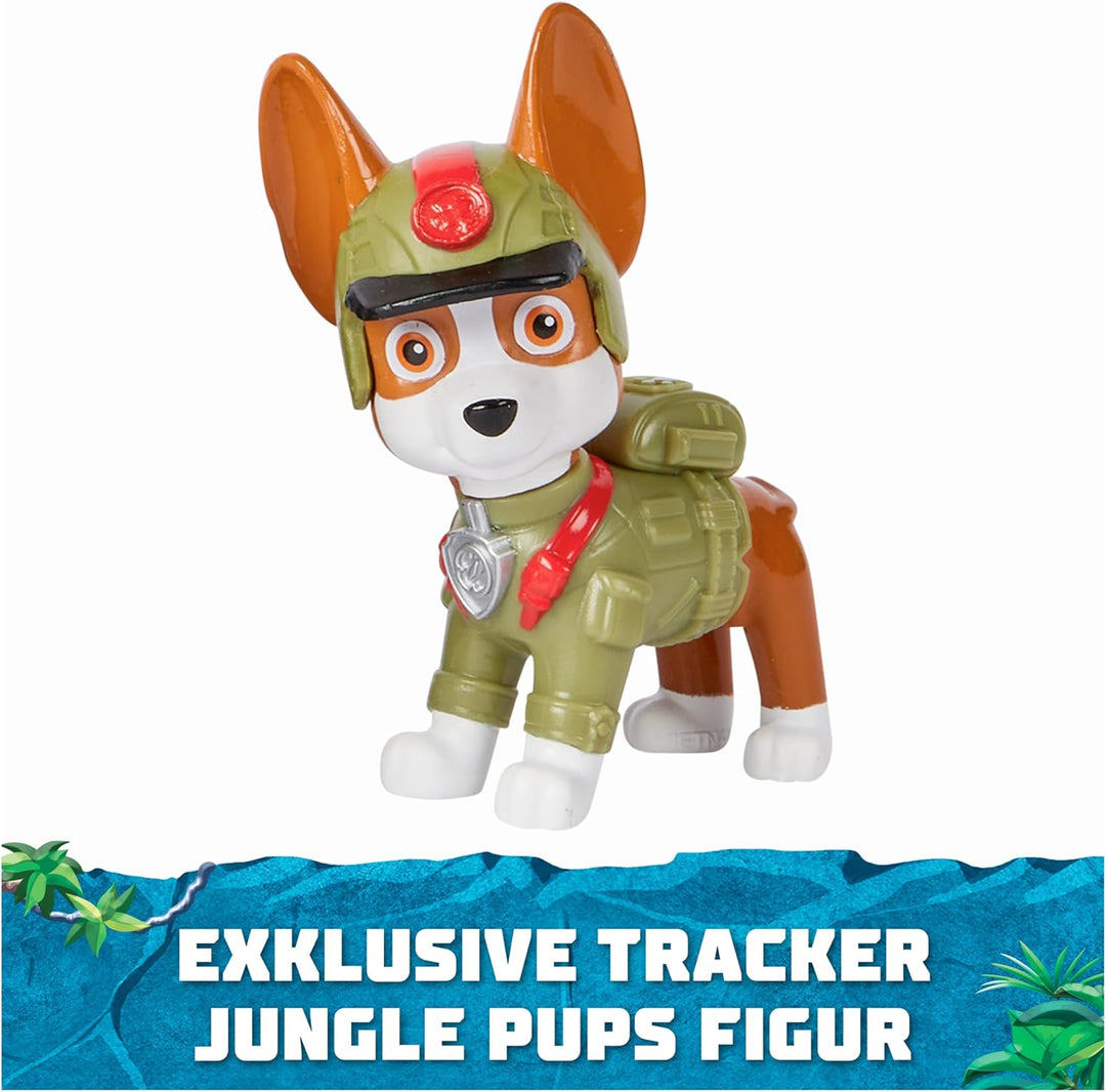 PAW PATROL Jungle Pups - Affen-Fahrzeug mit Tracker-Figur (Basis Fahrzeug), Spielzeug für Kinder ab