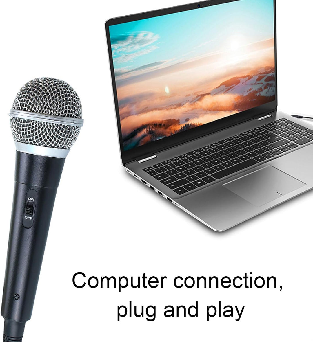 Dynamischer Mikrofon, Professionelles USB-Kondensatormikrofon | Vocal Dynamisch Microphone Karaoke H