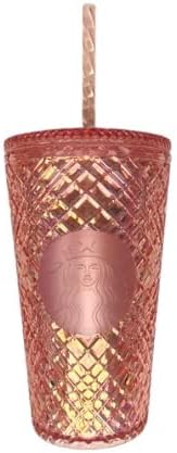 Starbucks 2021 Holiday Jeweled Tumbler Grande 473 ml (Roségold)