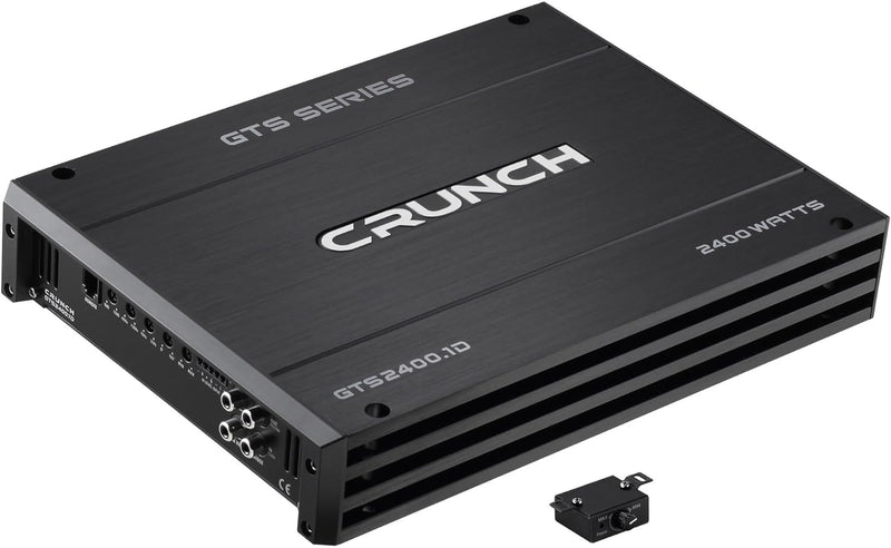 Crunch GTS2400.1D 1-Kanal Digital Endstufe 2400W Lautstärke-/Bass-/Höhen-Regelung Passend für (Au