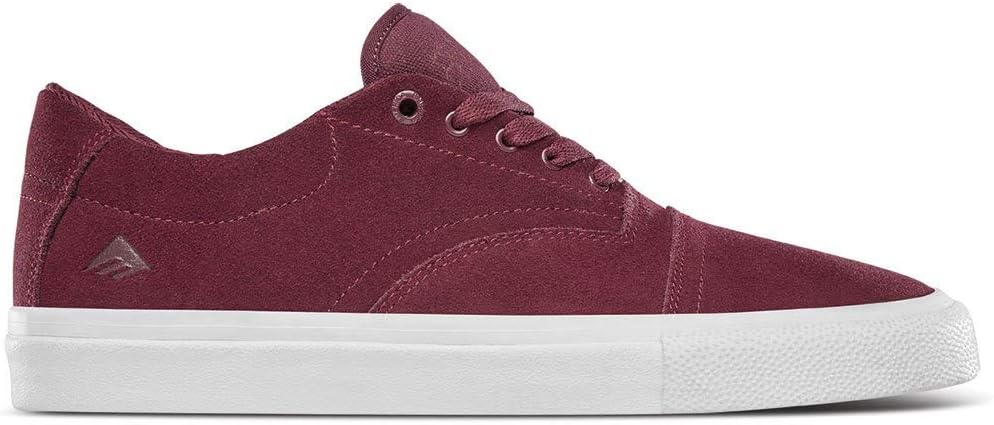 Emerica Herren Anbieter Skate-Schuh 37 EU Burgunderrot Weiss, 37 EU Burgunderrot Weiß