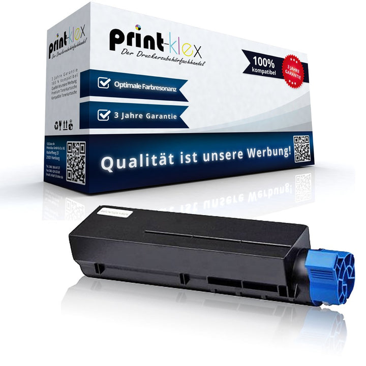 Print-Klex Tonerkartusche kompatibel für Oki - 7000 Seiten - Oki B412 B412DN B432 B432DN B512 B512DN