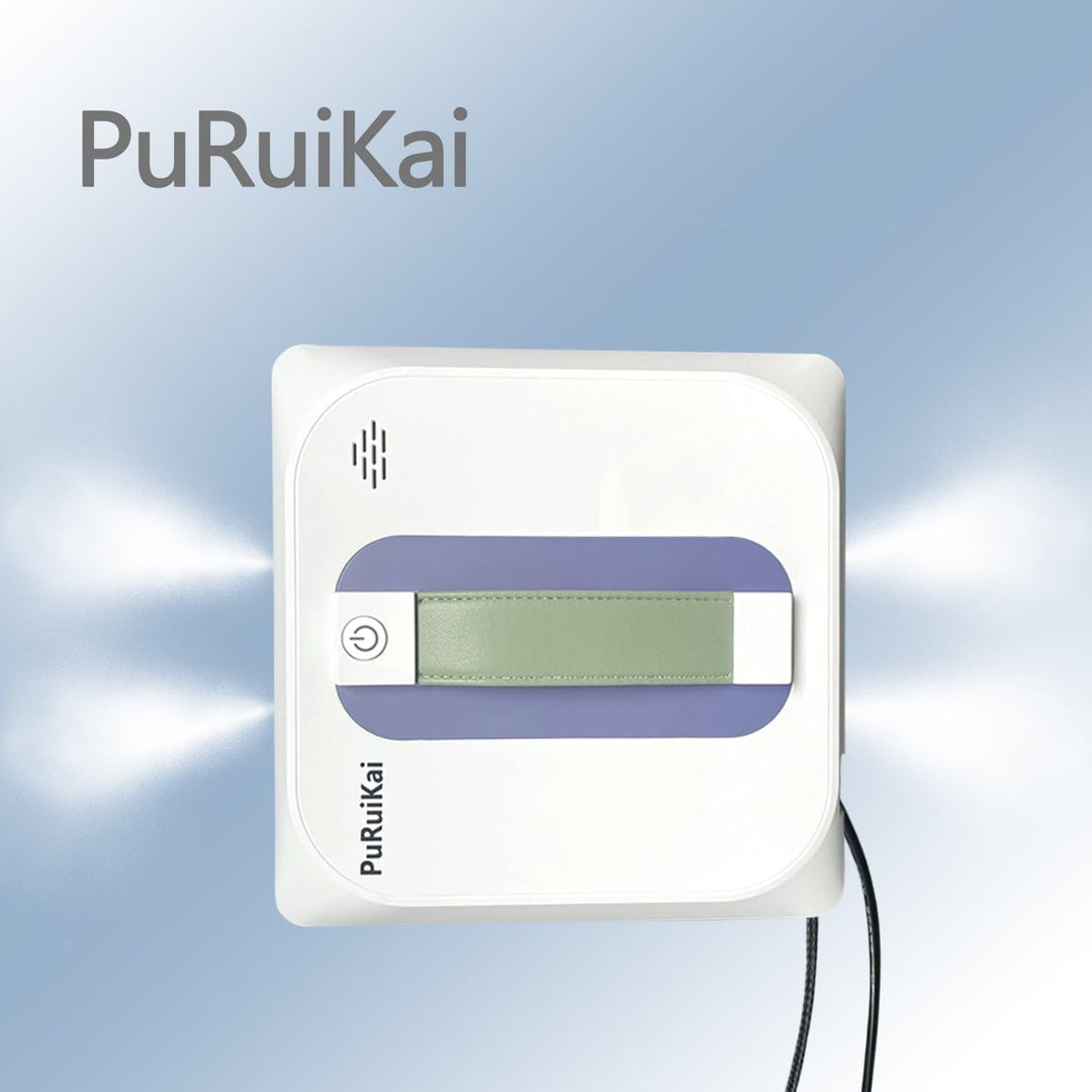 PRK-28 Fensterputzroboter - Smarter elektrischer Glasreiniger mit 4 Sprühdüsen, 4500Pa Saugkraft, Ap