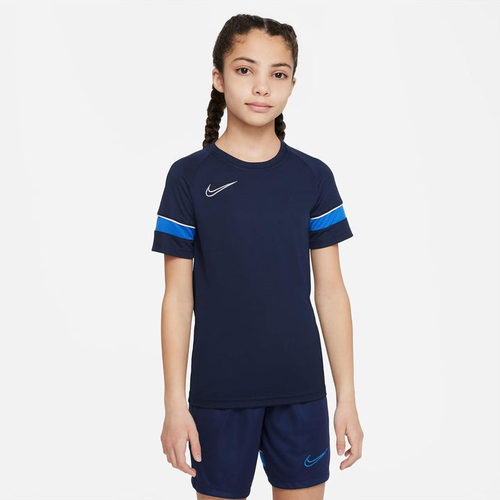 Nike Unisex Kinder Y Nk Dry Acd21 Trk Jkt Jacke 7 Jahre Obsidian/White/Royal Blue/White, 7 Jahre Obs