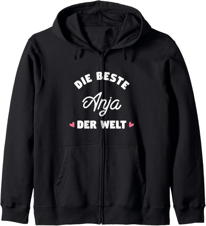 Beste Anja der Welt Kapuzenjacke