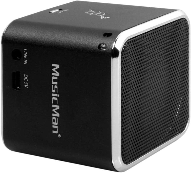 MusicMan mini Wireless Soundstation BT-X2 (MP3 Player, Bluetooth) schwarz Musicman BT-X2 Single Schw