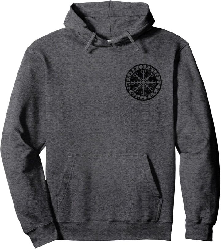 Aegishjalmur Helm of Awe viking Symbol Wikinger Rune Pullover Hoodie