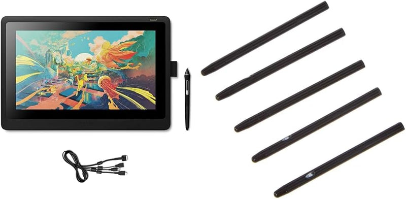 Wacom Cintiq 16 Kreativ-Stift-Display Tablet (zum Skizzieren, Illustrieren & Zeichnen direkt auf dem