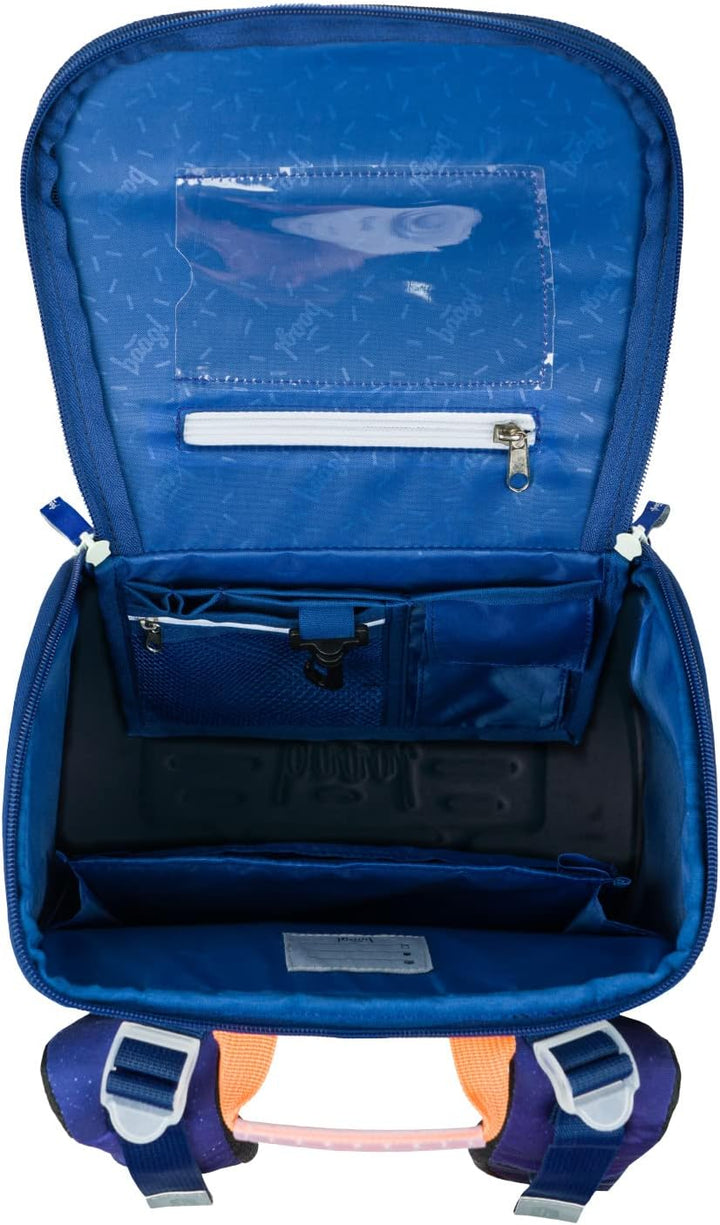 Baagl Schulranzen Jungen Mädchen für 1. Klasse - Ergonomische Schultasche für Kinder - Schulrucksack
