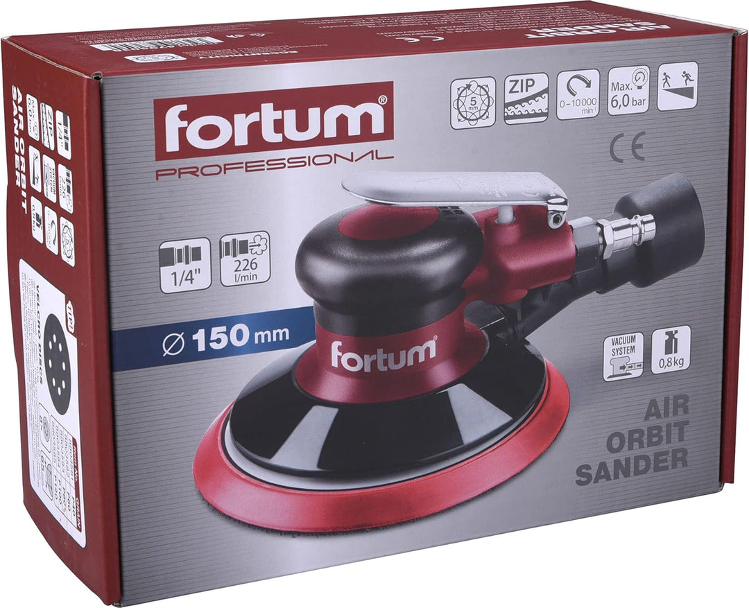 150 mm Industrie-Luft-Exzenter-Handschleifer, pneumatisch, leise, niedrige Stimmung, Zentralvakuum,