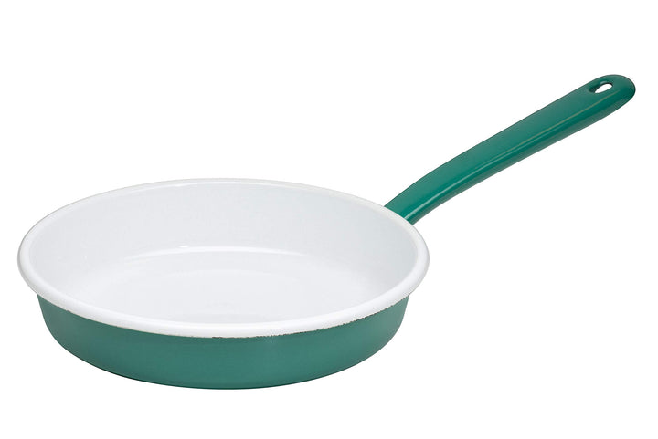 Riess, 0290-111, Omelettpfanne 20cm, NAT.G.Dark, emailierter Stahl, Grün, 0,666kg, 20cm Durchmesser,