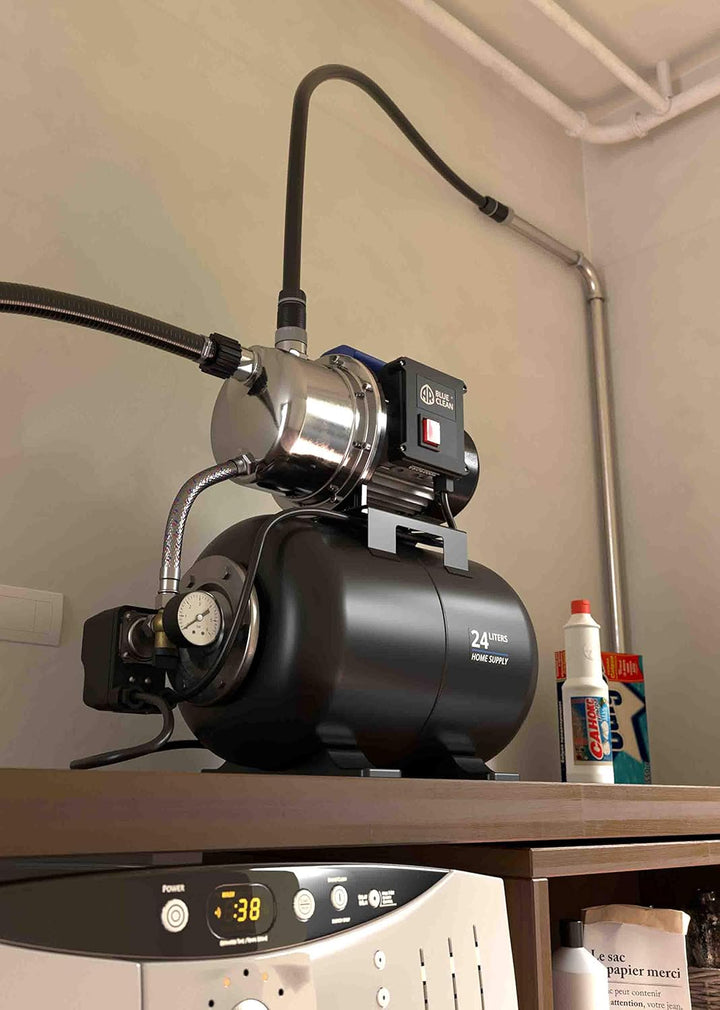 AR Blue Clean Selbstansaugende Pumpe ARUP 1100XB mit Behälter für Schmutzwasser (1.100 W, max. Förde