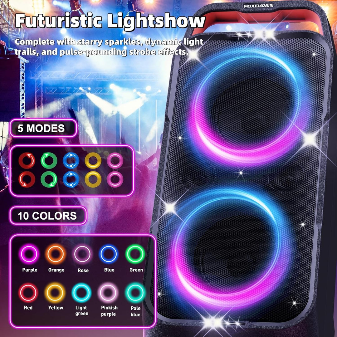 240W Party Bluetooth Lautsprecher, lautem Stereosound, Musikbox Bluetooth Gross Partybox, Natür Supe