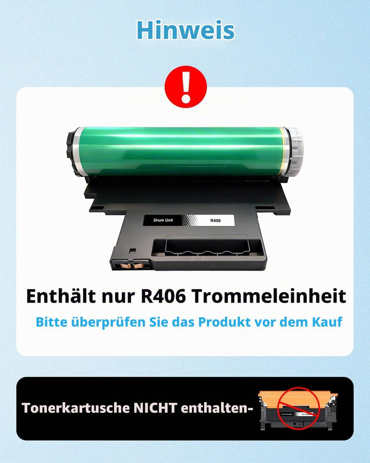 Yowell CLT-R404 CLT-R406 Bildtrommel Kompatibel für Samsung CLT-R404 CLT-R406 für Samsung C480W C480