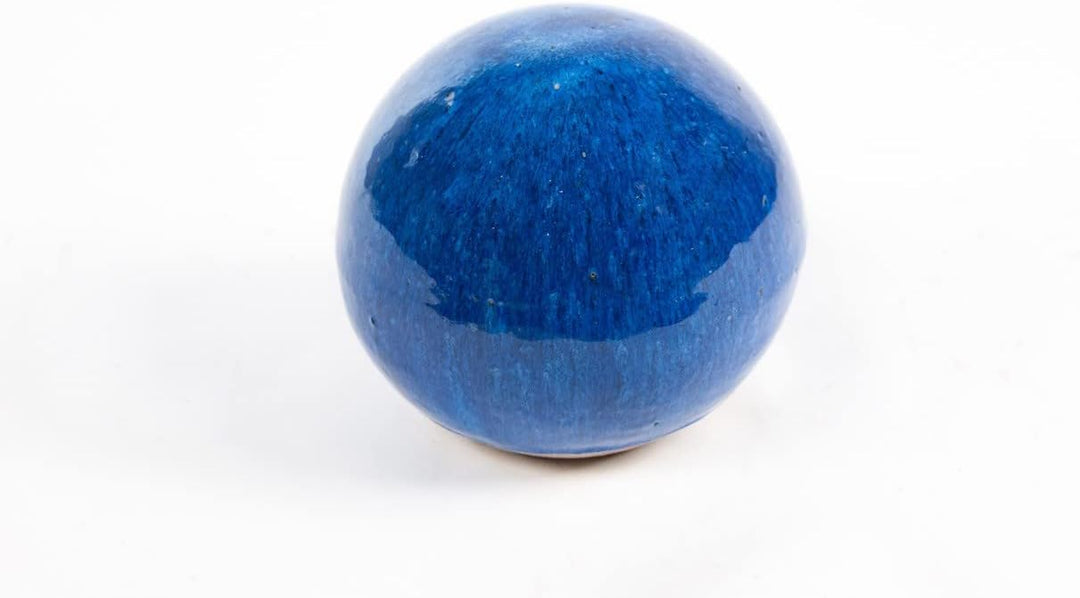 Dekokugel Gartenkugel glasiert -Blau, Grün, Anthrazit, Türkis, Aqua- sehr hochwertig frostfest und w