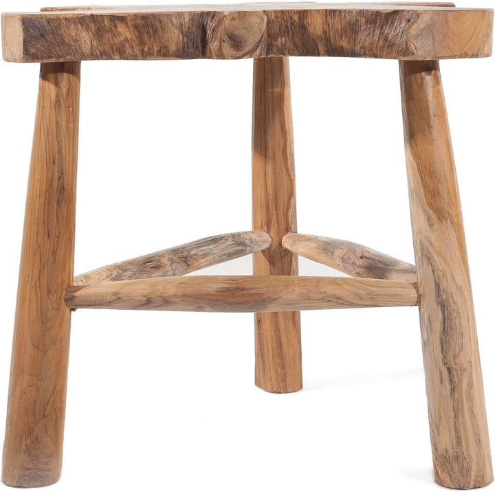 Windalf Vintage Beistelltisch DIAMAN 47 cm Abstelltisch Balkontisch Unikat Handarbeit Wurzelholz