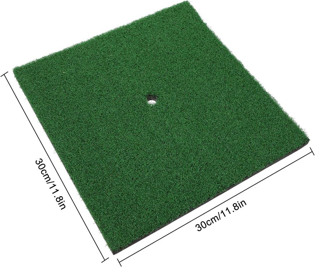 30 x 30cm Golf Übungsmatte, Tragbare Golf Abschlagmatte, Übung Golf Matte, das Chipping Putting Trai