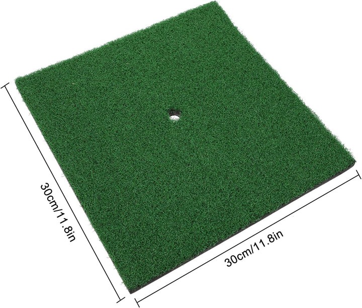 30 x 30cm Golf Übungsmatte, Tragbare Golf Abschlagmatte, Übung Golf Matte, das Chipping Putting Trai