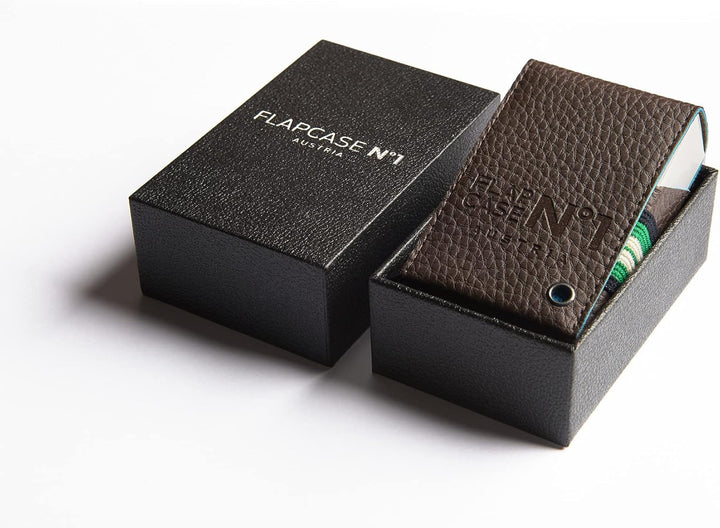 FLAPCASE N°1 • RODEO • Designer Zigarettenetui, Made in Austria, Gummiband, Leder vegan Zigarettenbo