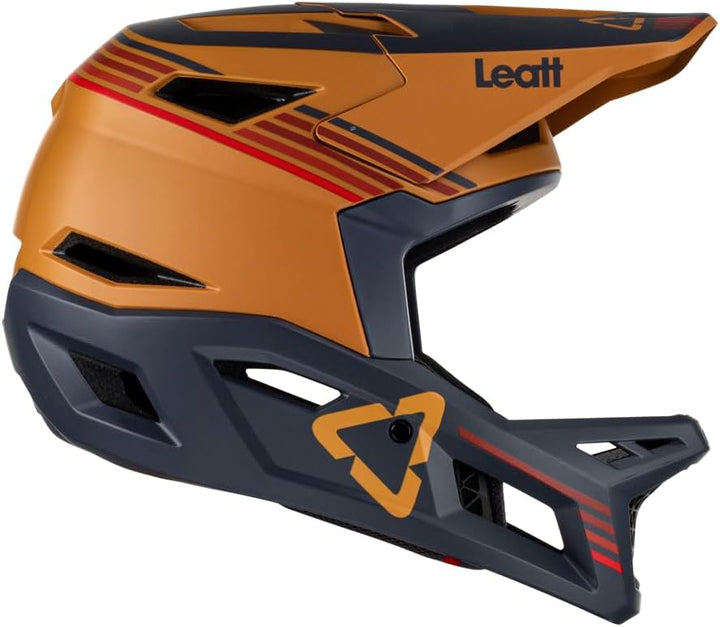 Leatt MTB Gravity 4.0 Helm orange/grau, L