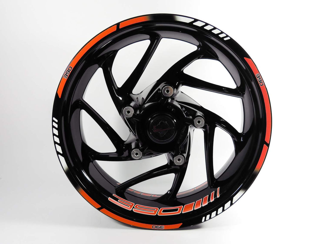 BIKE-label Felgenrand Felgenbett Felgenrand Set kompatibel mit KTM 390 Duke 710037