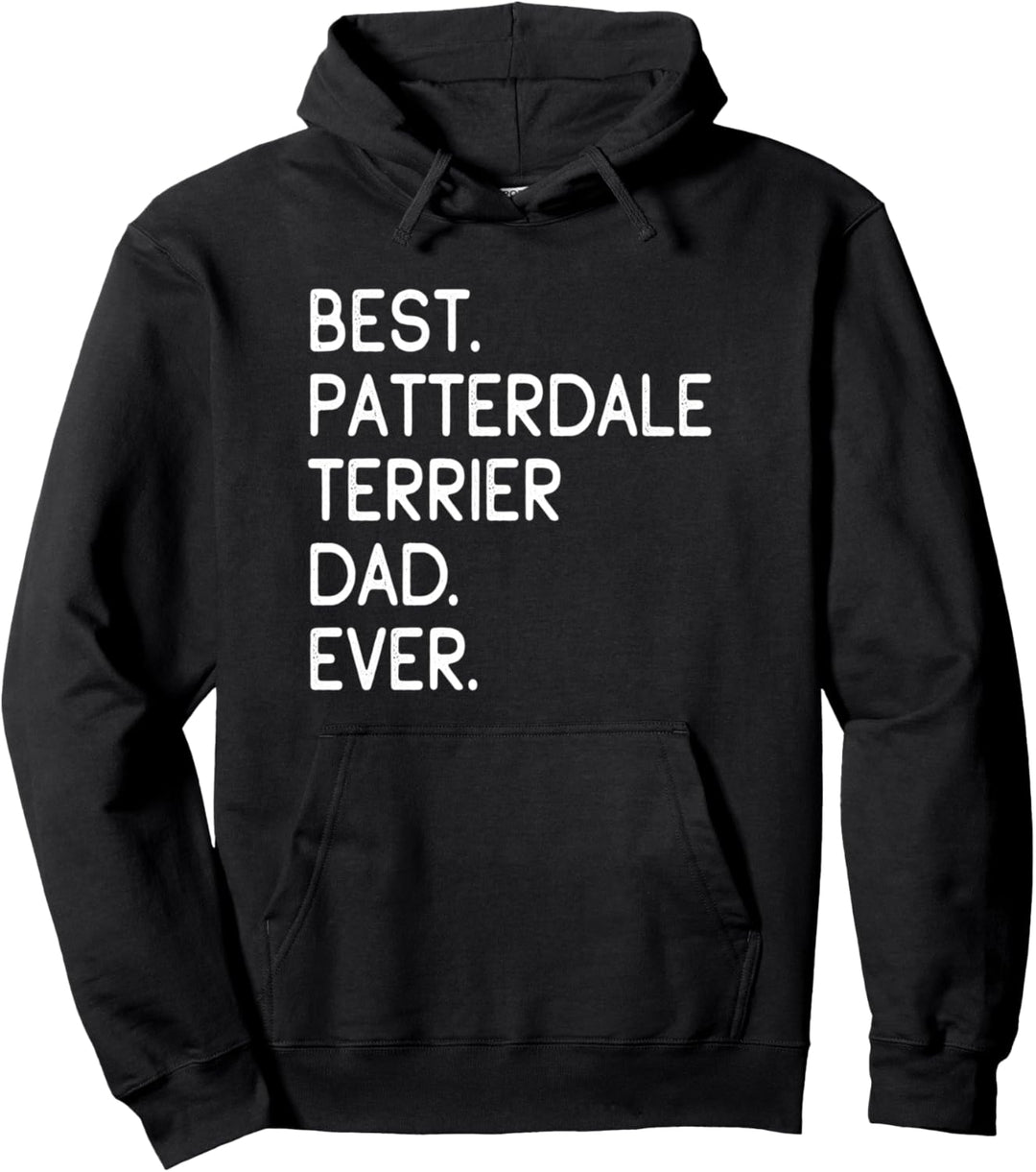 Best Patterdale Terrier Dad Ever Besitzer Papa Hundepapa Pullover Hoodie