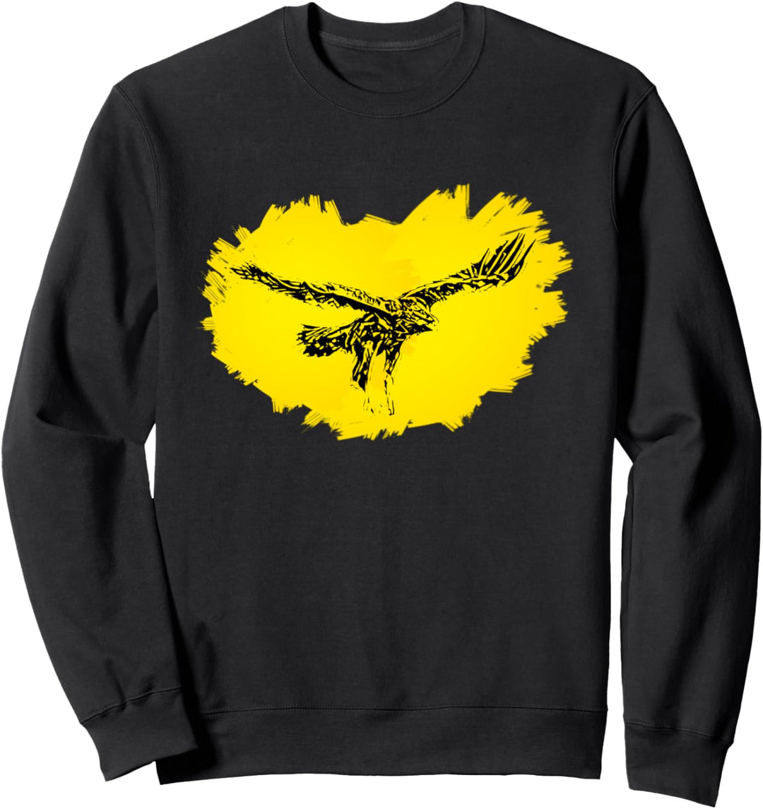 Adler Motiv Raubvogel Sweatshirt