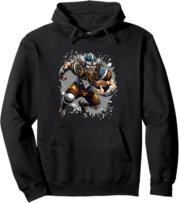 Viking spielt American Football Team Pullover Hoodie