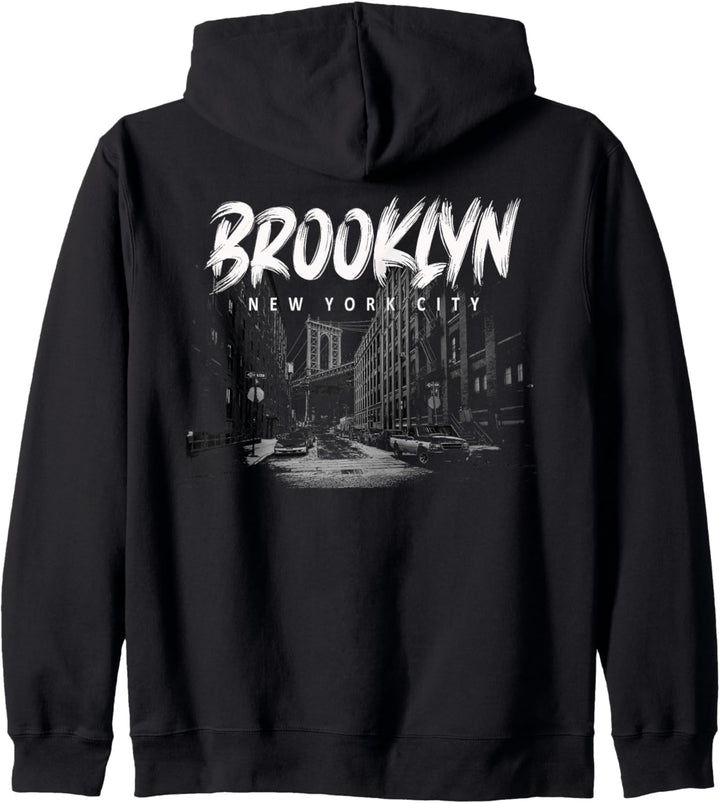 Brooklyn New York City Design Kapuzenjacke