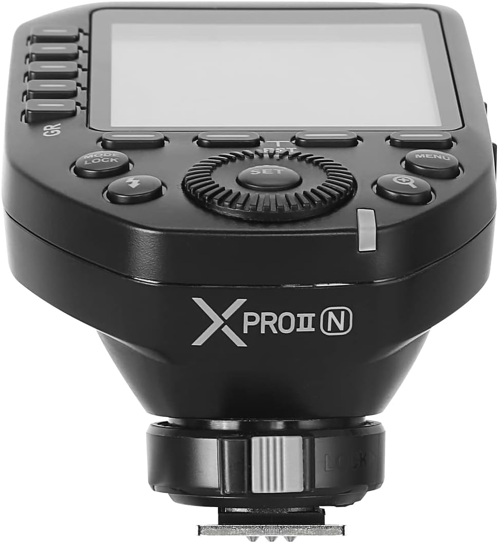 Godox XProII-N 2.4G Flash Trigger Transmitter TTL Autoflash 1/8000s HSS Grosser LCD-Bildschirm 32 Ka