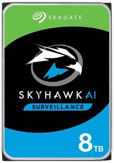 HDD Skyhawk AI 8 TB 7,2 K 3,5 Zoll SATA 3 Jahre