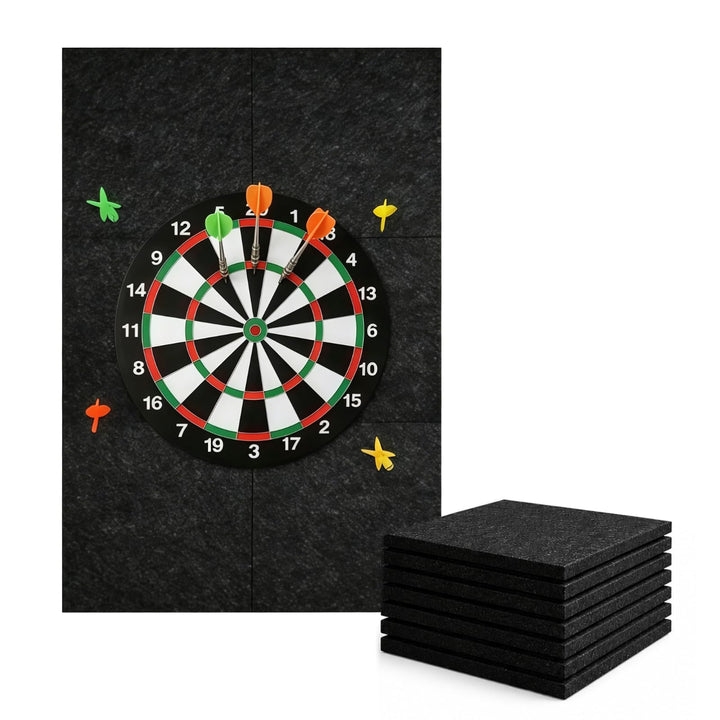 Dart wandschutz, Filz Dartscheibe Schutzring, Selbstklebender Dart Surround | 60×90×1,2 cm Dartboard