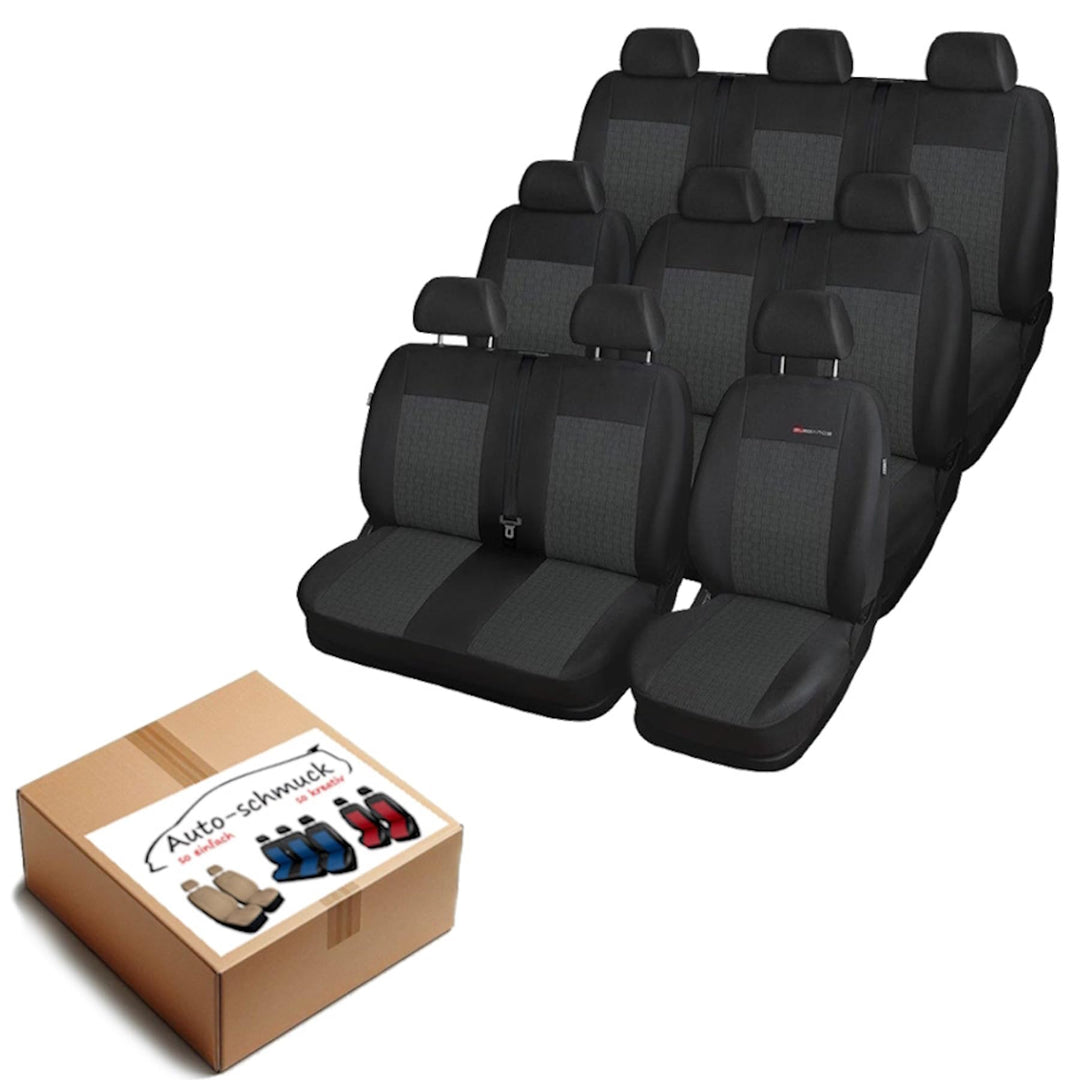 Transit Sitzbezüge nach Mass Autoplanen perfekte Passform Schonbezüge Sitzschoner Velour + Strickpol