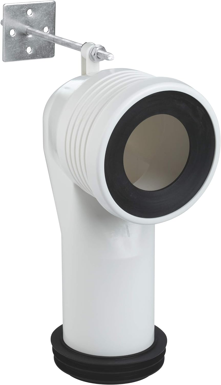 GROHE WC-Ablaufbogen (Länge einstellbar, 93,5 bis 137 mm, Herstellergarantie: 5 Jahre), 39457000