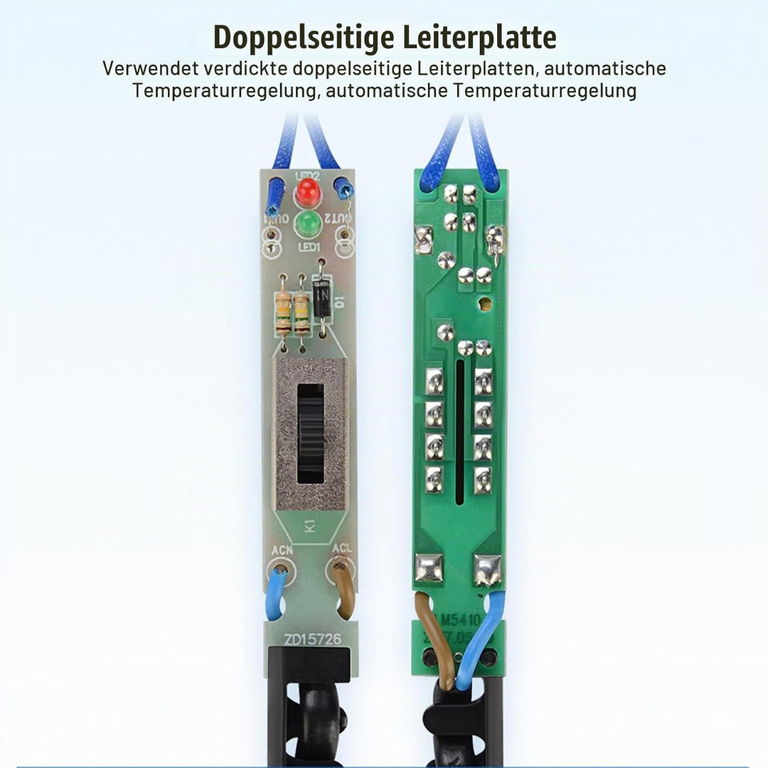Kunststoff Schweissen,100W Multifunktion Lötkolben Set 3 Gang Einstellung Kunststoff Schweissgerät K