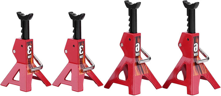 RC Jack Stand, Jack Stand, Red 3 Ton 6 Ton D90 Axial Wraith SCX10 RC Crawler Car im Massstab 1:10