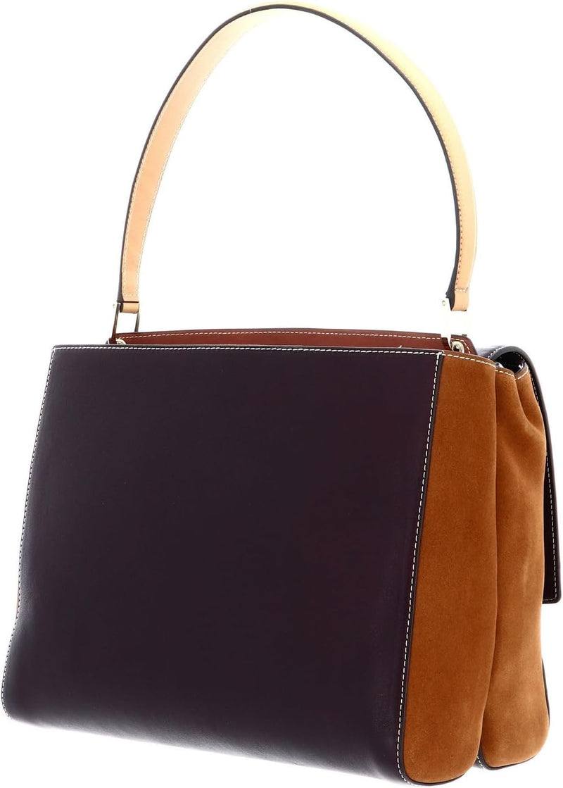 Piquadro Dafne Shoulder Bag Melanzana/Cuoio