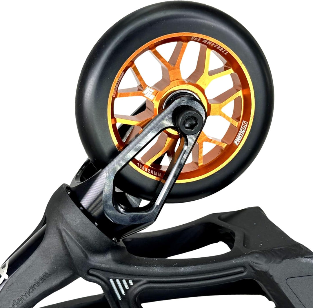 Fantic26 Spy7 Stunt Scooter Rolle I Trick I Tret I Kinder I Roller I Wheel I 110mm I ABEC 11 I Schne