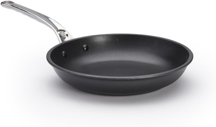 DE BUYER Pfanne, Edelstahl, Silber, 24 cm, 830024 22 x 12.6 x 1.4 cm, 22 x 12.6 x 1.4 cm