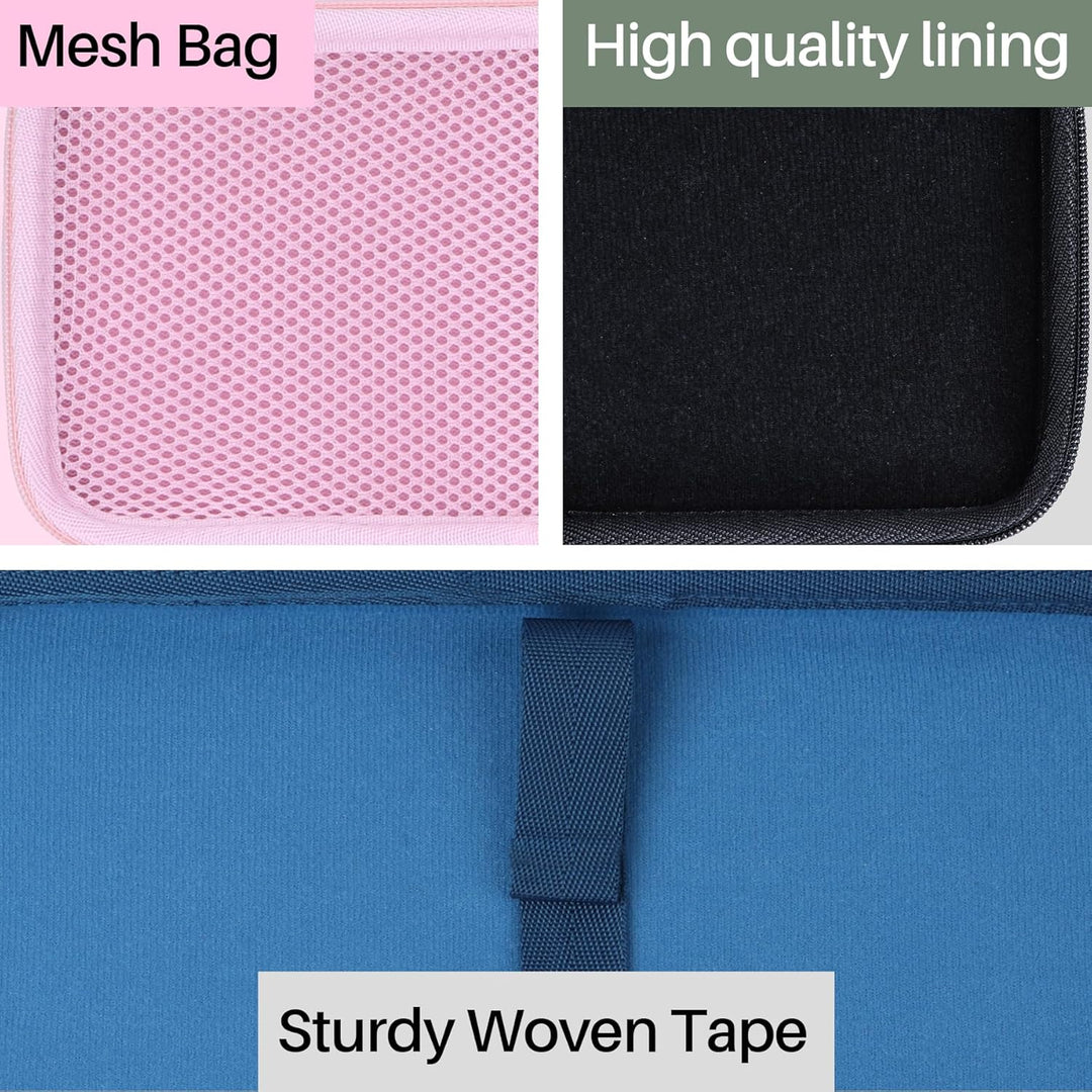Hart Reise Schutz Hülle Etui Tasche für Logitech Pebble Keys 2 K380s K380 Multi-Device Tastatur (Bla