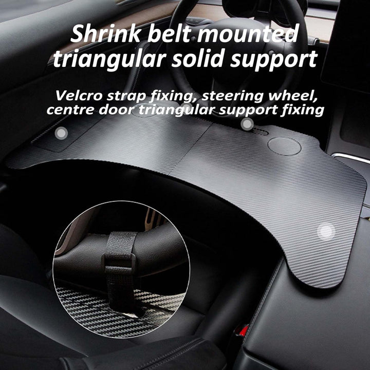 Ezweiji Auto Tisch,Tesla Model 3/Y Tisch Lenkrad Schreibtisch Tragbare Auto Tisch Auto Esstisch, Ver