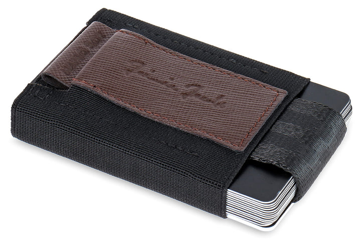 Jaimie Jacobs Nano Boy Mini Wallet, Mini Geldbörse aus Textil, Kleiner Geldbeutel, Slim Wallet mit Z