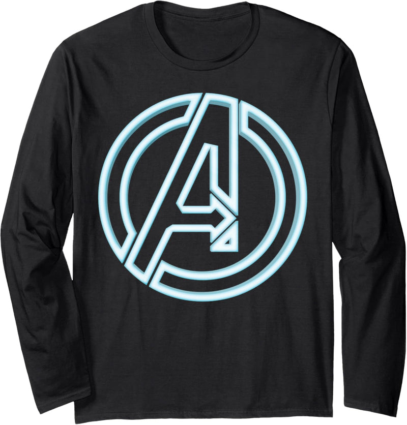 Marvel Avengers Soft Neon Logo Langarmshirt