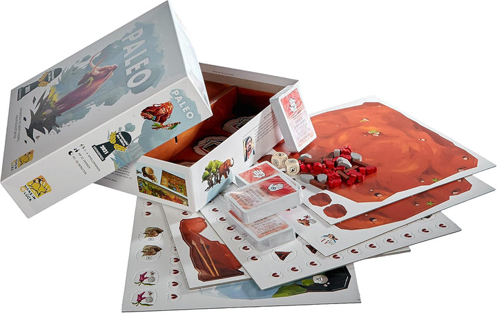 Hans im Glück, Paleo, Grundspiel, Kennerspiel des Jahres 2021, Brettspiel, 2-4 Spieler, Ab 10+ Jahre