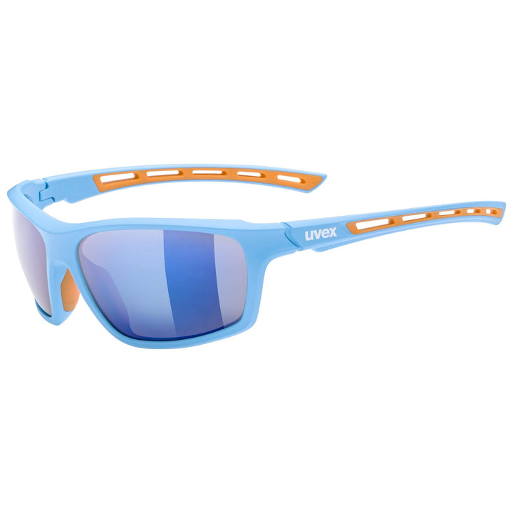 uvex Unisex Sportstyle 229 Sportbrille (1er Pack) Einheitsgrösse Blue/Mirror Blue, Einheitsgrösse Bl