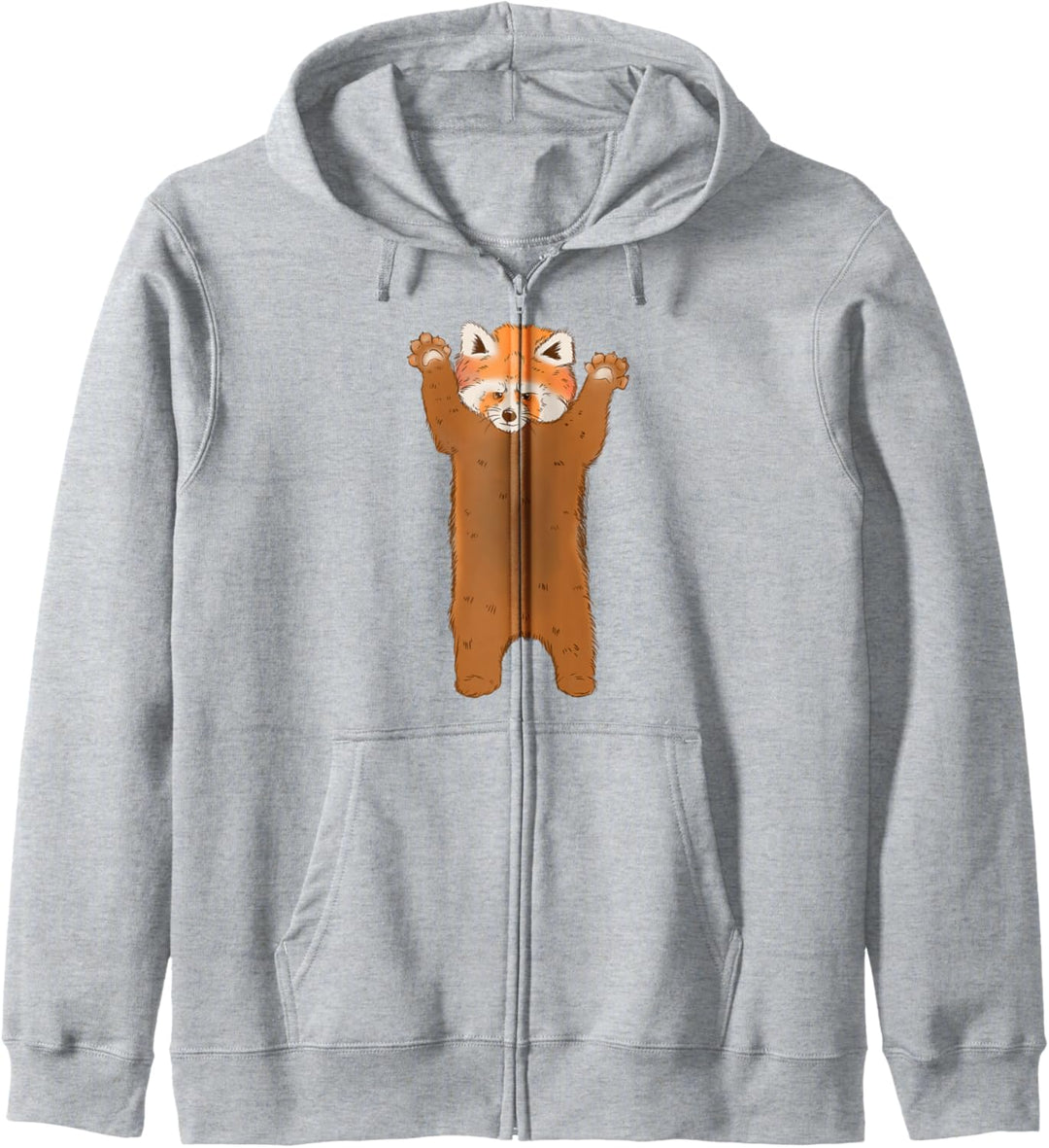 Roter Panda stehender Bär Kapuzenjacke
