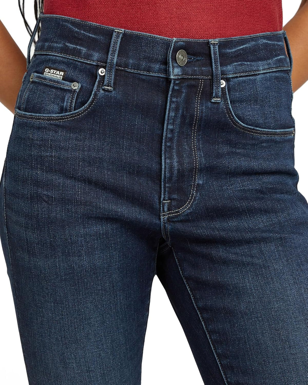 G-STAR RAW Damen Jeans 3301 Skinny Ankle Jeans 23W / 28L Blau (Dk Aged D05175-8968-89), 23W / 28L Bl