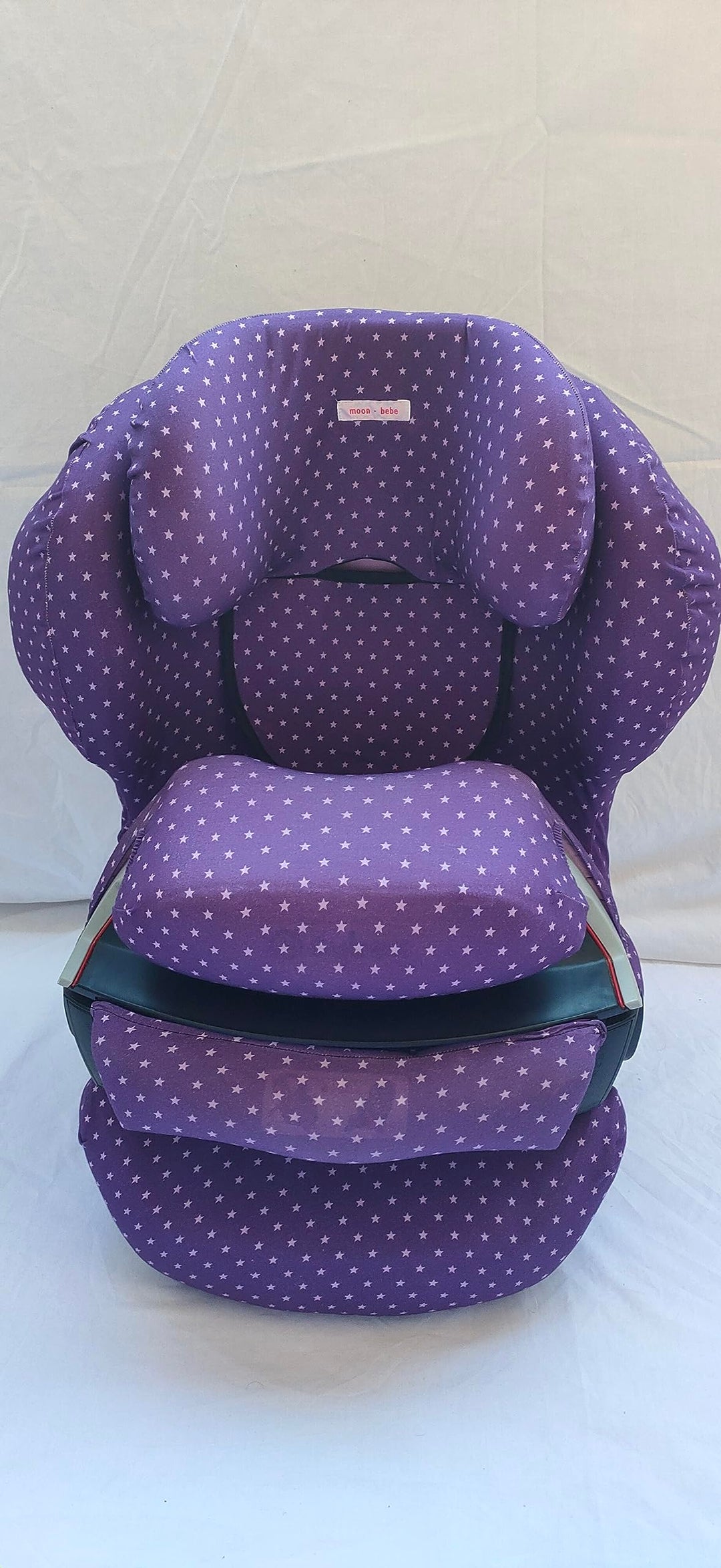 moon-bebe Bezug kompatibel mit Cybex Silver Juno 2-Fix Autositz (Lila), Lila